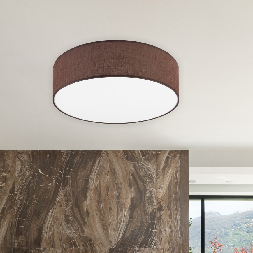 BRILAGI - Plafón LED SIRIJA LED/36W/230V diá. 45 cm marrón