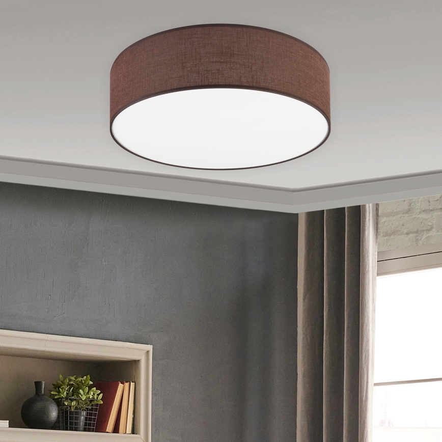 BRILAGI - Plafón LED SIRIJA LED/36W/230V diá. 45 cm marrón