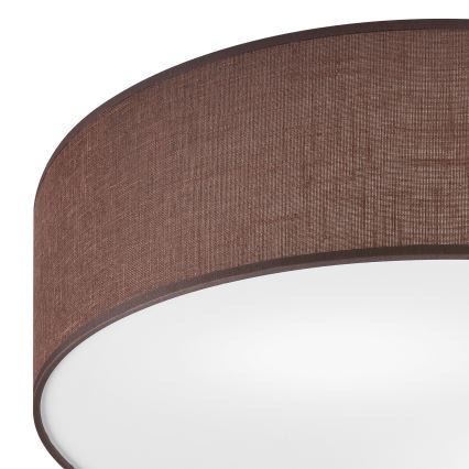 BRILAGI - Plafón LED SIRIJA LED/36W/230V diá. 45 cm marrón