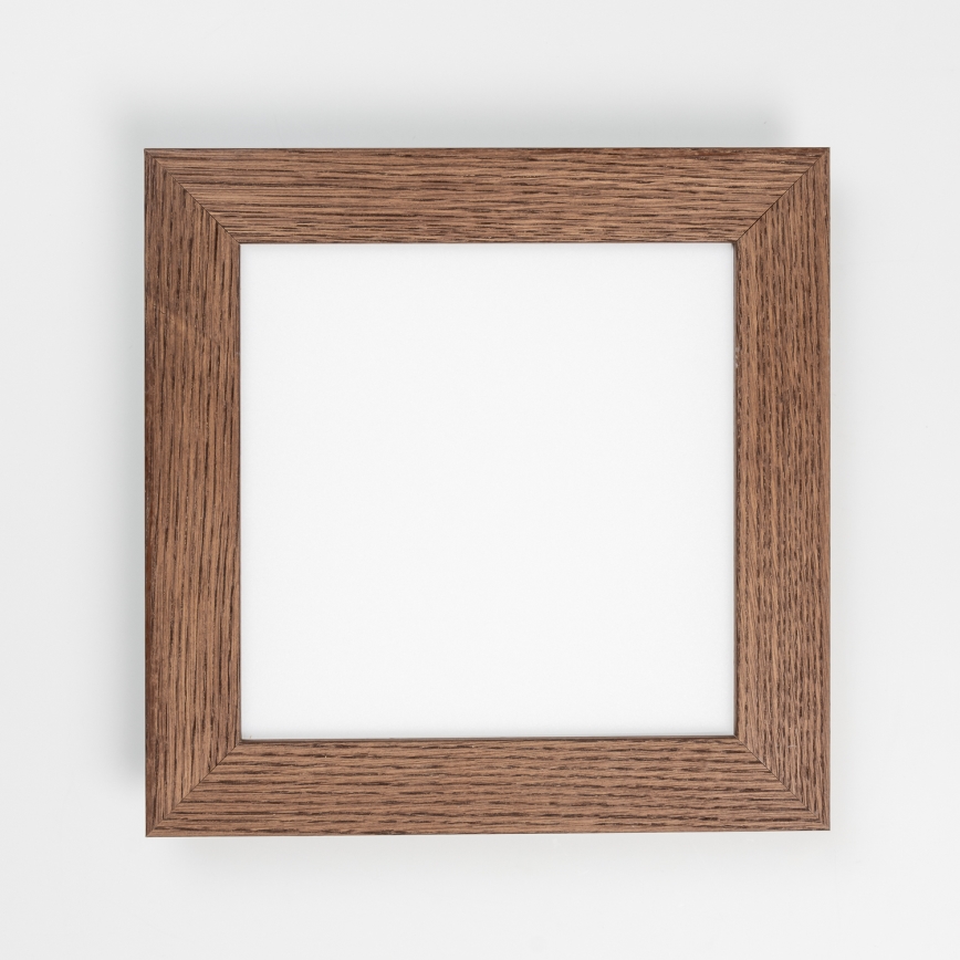 Brilagi - Plafón LED SLIMFRAME WOOD LED/25W/230V 34x34 cm marón oscuro