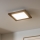 Brilagi - Plafón LED SLIMFRAME WOOD LED/25W/230V 34x34 cm marrón
