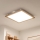 Brilagi - Plafón LED SLIMFRAME WOOD LED/58W/230V 64x64 cm marrón
