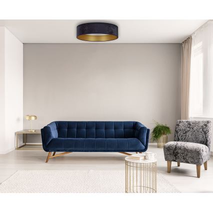 Brilagi - Plafón LED VELVET LED/12W/230V d. 30 cm 3000K/4000K/6400K azul/dorado