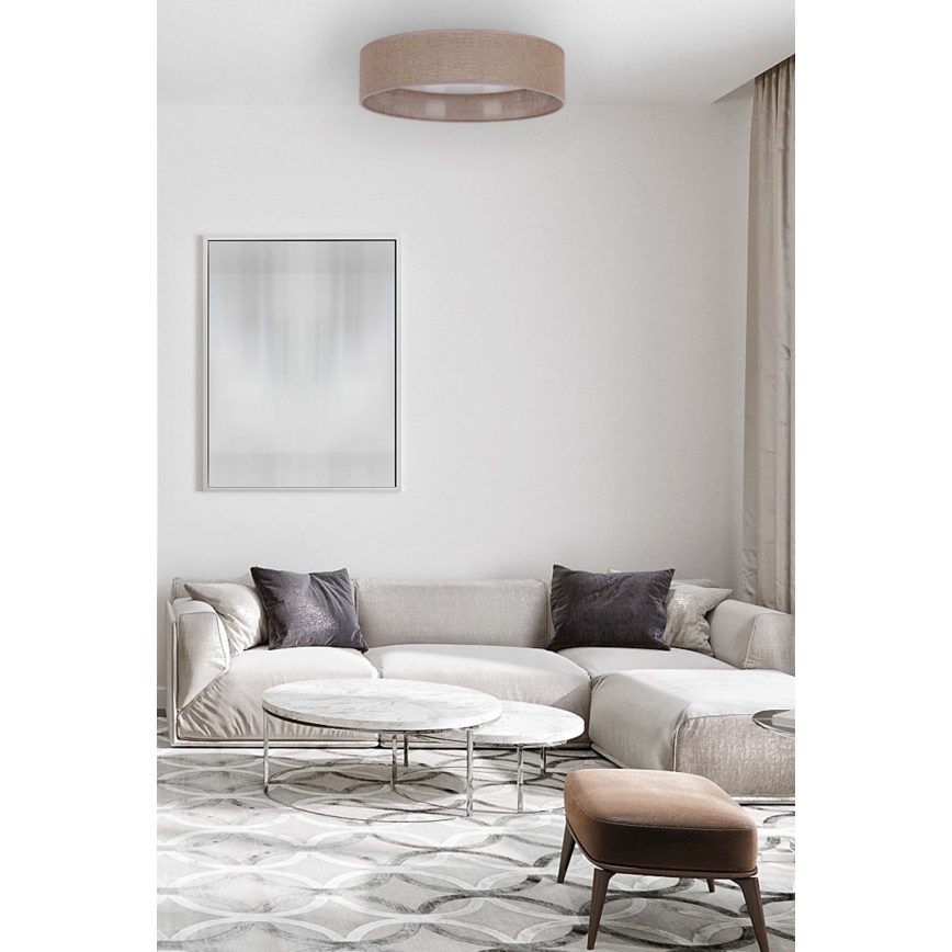 Brilagi - Plafón LED VELVET LED/12W/230V 30 cm 3000K/4000K/6400K marrón