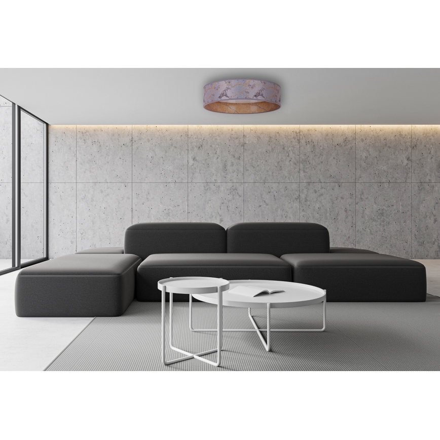Brilagi - Plafón LED VELVET LED/12W/230V ø 30 cm 3000K/4000K/6400K gris/dorado