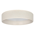 Brilagi - Plafón LED VELVET SIMPLE 24W/230V, 3000K, Ø 45 cm, crema