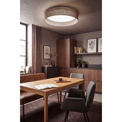 Brilagi - Plafón LED VELVET SIMPLE LED/24W/230V 4000K Ø 45 cm marrón
