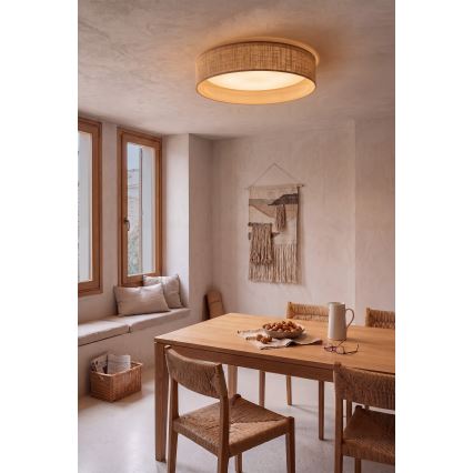 Brilagi - Plafón LED VELVET SIMPLE LED/36W/230V 3000K Ø 55 cm beige