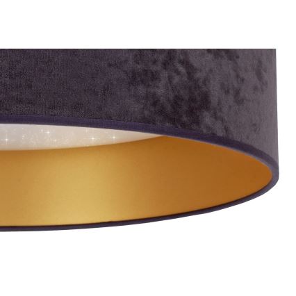 Brilagi - Plafón LED VELVET STAR LED/24W/230V Ø 40 cm 3000K/4000K/6400K gris/dorado