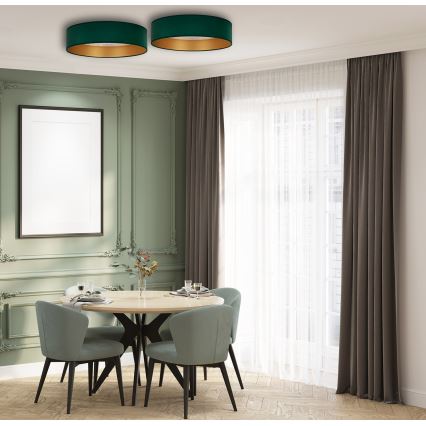 BRILAGI - Plafón LED VELVET STAR LED/24W/230V Ø 40 cm 3000K/4000K/6400K verde/dorado