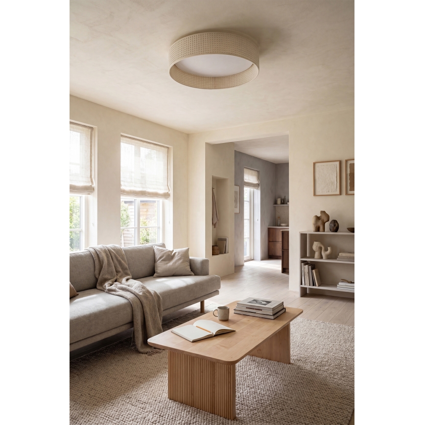 Brilagi - Luminaria de techo LED VELVET VARI LED/24W/230V 3000/4000/6500K Ø 45 cm color crema