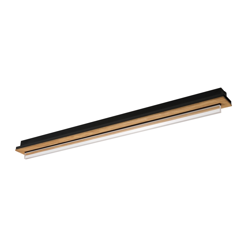 Brilagi - Plafón LED WOODY FLAT LED/25W/230V roble/negro