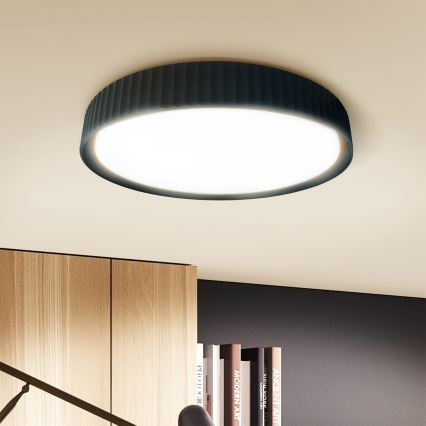 Brilagi - Plafón LUCIA LED/24W/230V, diámetro 31 cm, negro