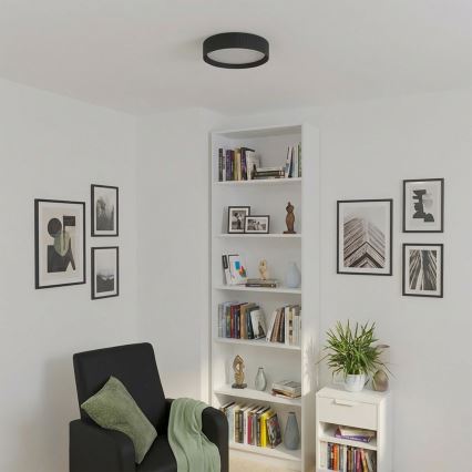 Brilagi - Plafón LUCIA LED/24W/230V, diámetro 31 cm, negro