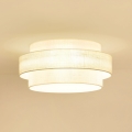 Brilagi - Plafón SPACE YUTE LED/12W/230V diá. 50 cm 3000K/4000K/6400K color crema