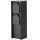 Brilagi - Poste de enchufes exterior PILLAR 2Z SCHUKO 230V IP44 negro