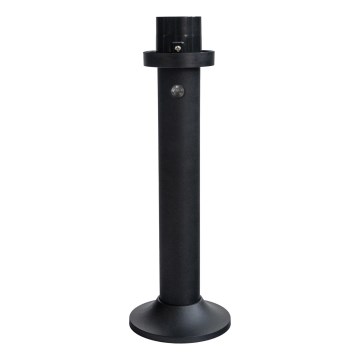 BRILAGI - Poste para lámpara de exterior con sensor de movimiento y sensor crepuscular HARBOR 1xE27/40W/230V 50 cm IP33 negro