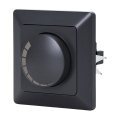 BRILAGI - Regulador giratorio con marco 110W/230V negro