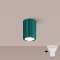 Brilagi - Spot LED empotrable CRESTO 1xGU10/10W/230V 10 cm turquesa