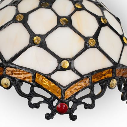 BRILAGI - Tiffany lámpara de pared con vitral IVORY 1xE14/40W/230V