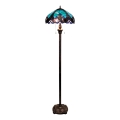 BRILAGI - Tiffany lámpara de pie con vitral CORAL 2xE27/60W/230V