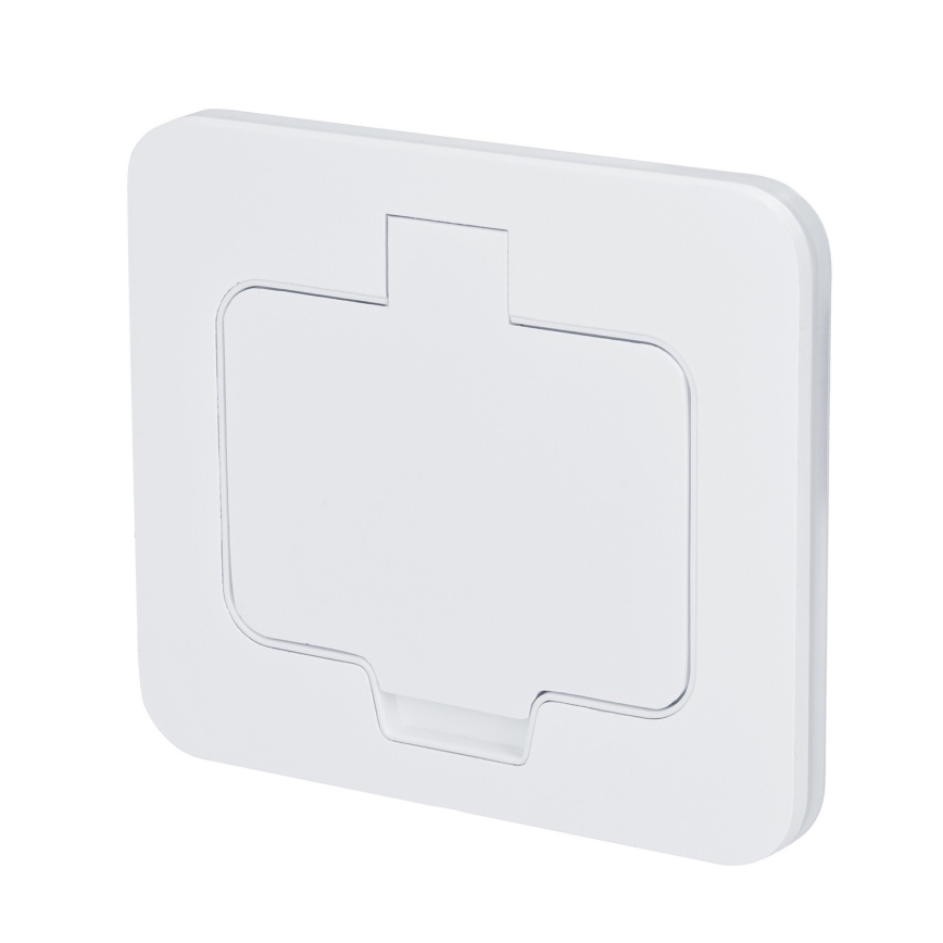 BRILAGI - Toma de corriente empotrada de cocina INBOX IP55 blanca rectangular