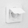 Brilagi - Toma empotrada de suelo para exterior IP55, blanca, rectangular