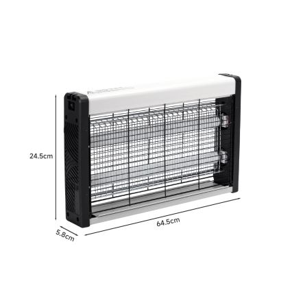 Brilagi - Trampa eléctrica para insectos 2xUV/18W/230V 100 m2