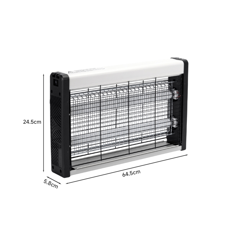 Brilagi - Trampa eléctrica para insectos 2xUV/18W/230V 100 m2