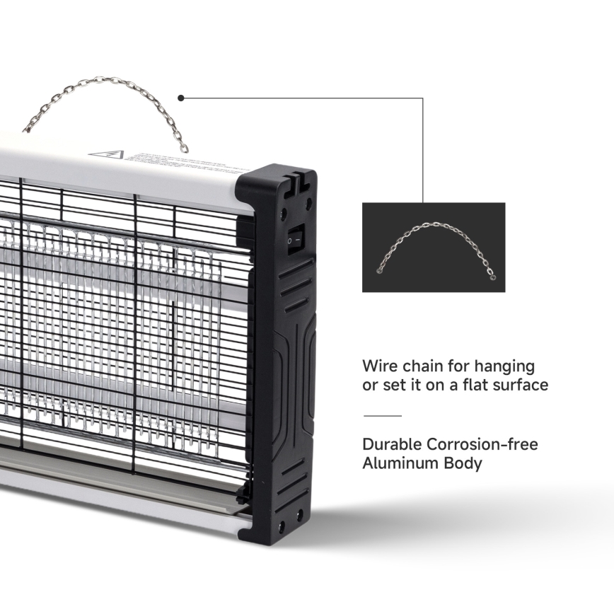 Brilagi - Trampa eléctrica para insectos LED UV 2xLED/2W/230V 20 m2