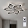 Brilagi - Ventilador de techo con luz LED regulable LED/34W/230V, diámetro 83 cm, negro + mando a distancia