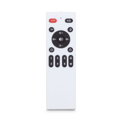 Brilagi - Ventilador de techo LED regulable 62W/230V Ø 50 cm, negro + mando a distancia