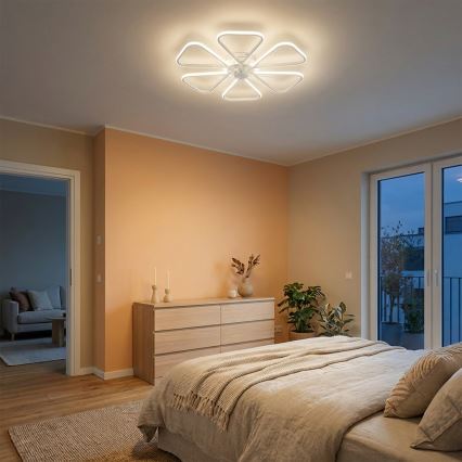 BRILAGI - Ventilador de techo LED regulable LED/38W/230V 3000-6500K Ø 76 cm blanco + mando a distancia
