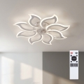 Brilagi - Ventilador de techo LED regulable LED/44W/230V 3000-6500K Ø 90 cm blanco + mando a distancia