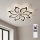 Brilagi - Ventilador de techo LED regulable LED/44W/230V 3000-6500K Ø 90 cm negro + mando a distancia