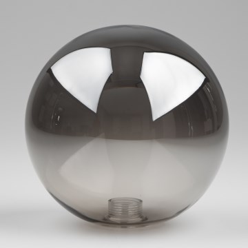 Brilagi - Vidrio de repuesto para arañas, apliques y lámparas MISTEL, MILLA diá. 15 cm ahumado