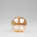 Brilagi - Vidrio de repuesto para arañas, apliques y lámparas MISTEL, MILLA diá. 8 cm dorado