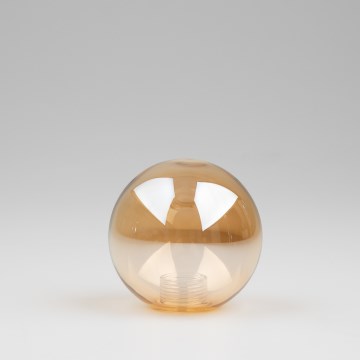 Brilagi - Vidrio de repuesto para arañas, apliques y lámparas MISTEL, MILLA diá. 8 cm dorado
