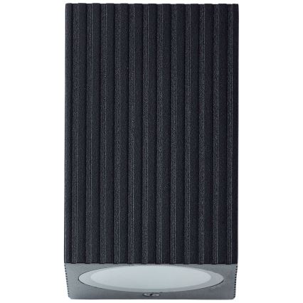 Brilliant - Aplique de exterior JELANI 1xGU10/10W/230V IP44 negro