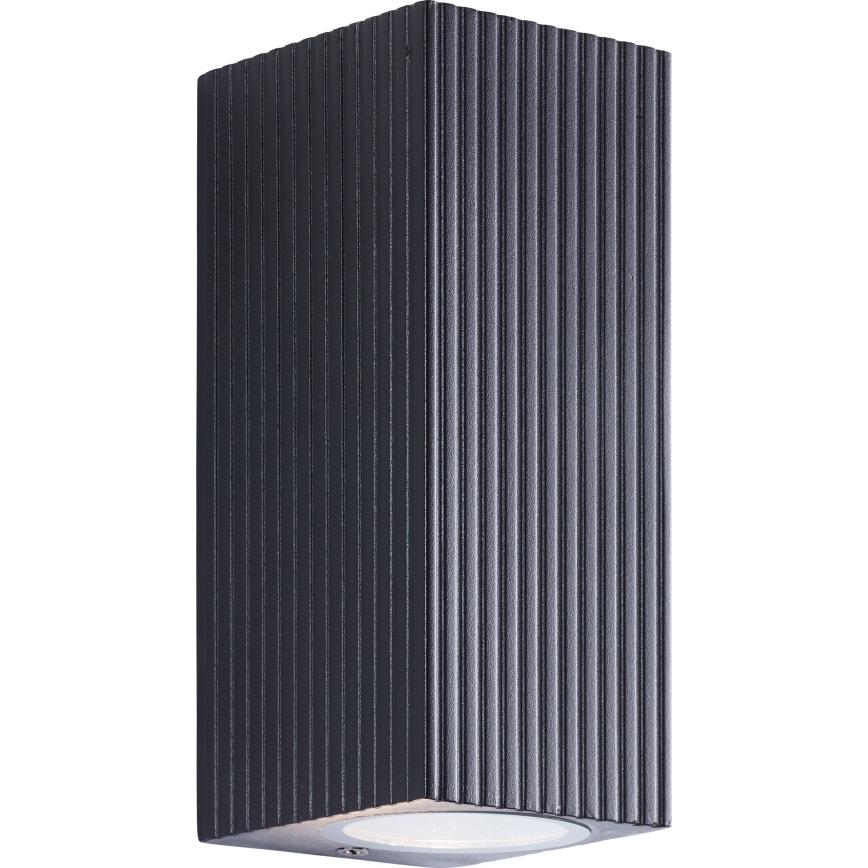 Brilliant - Aplique de exterior JELANI 2xGU10/10W/230V IP44 negro