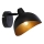 Brilliant - Aplique de pared LAYTON tipo foco 1xE14/25W/230V negro/dorado