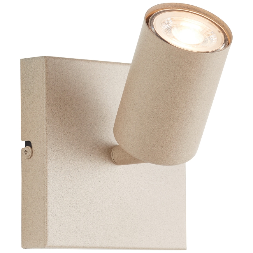 Brilliant - Aplique de pared LED JELLO 1xGU10/5W/230V beige