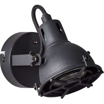 Brilliant - Aplique de pared orientable JESPER 1xGU10/5W/230V negro