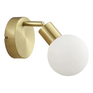 Brilliant - Aplique de pared orientable JORGE 1xG9/10W/230V latón