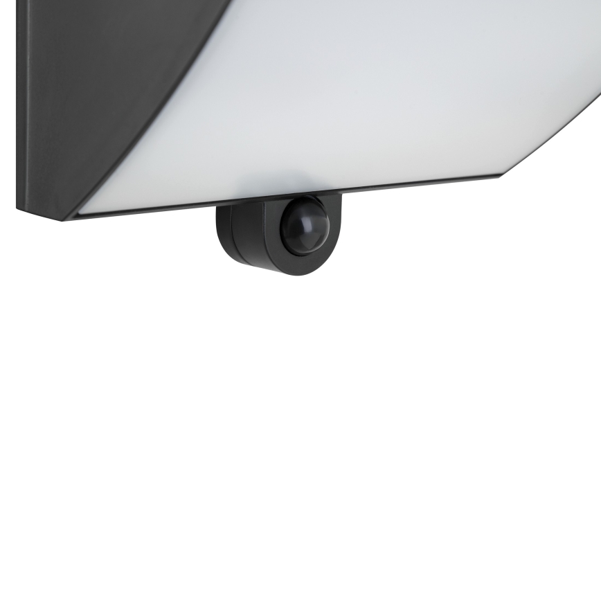 Brilliant - Aplique solar de pared LED con sensor SIERRA LED/6W/3,7V 2700/4000/6500K 2000 mAh IP54 negro