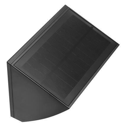 Brilliant - Aplique solar de pared LED con sensor SIERRA LED/6W/3,7V 2700/4000/6500K 2000 mAh IP54 negro