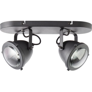 Brilliant - Foco CARMEN 2xGU10/5W/230V negro