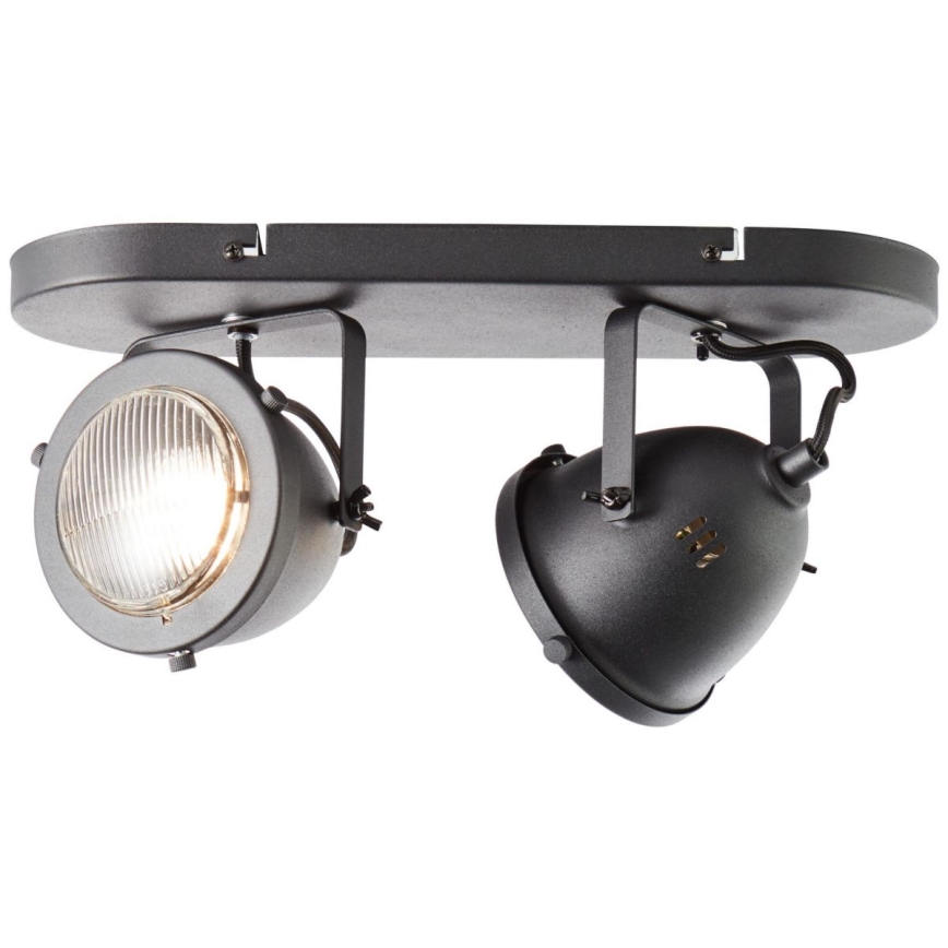 Brilliant - Foco CARMEN 2xGU10/5W/230V negro