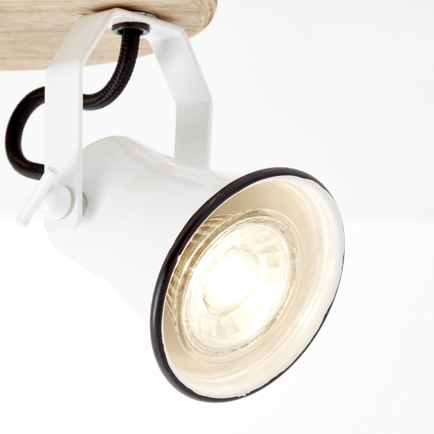 Brilliant - Foco de techo SEED 2xGU10/5W/230V blanco/beige