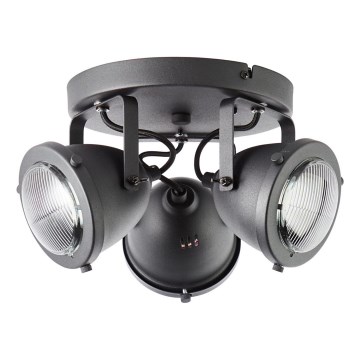 Brilliant - Foco orientable CARMEN 3xGU10/5W/230V negro